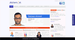 Desktop Screenshot of alchemistindia.com